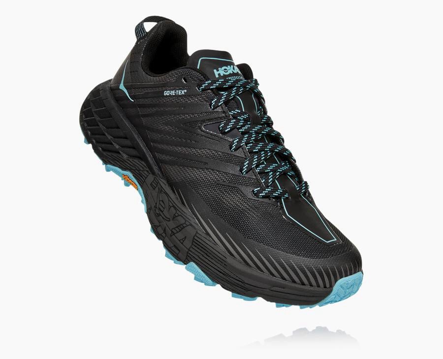 Hoka One One Trail Schoenen Dames - Speedgoat 4 Gore-Tex - Zwart - CG1567823